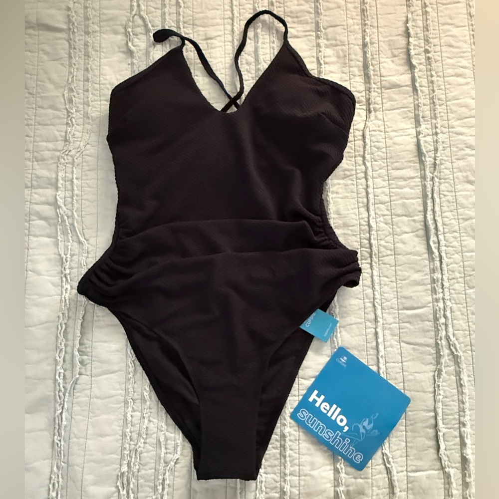 Cupshe Black One Piece Swimsuit